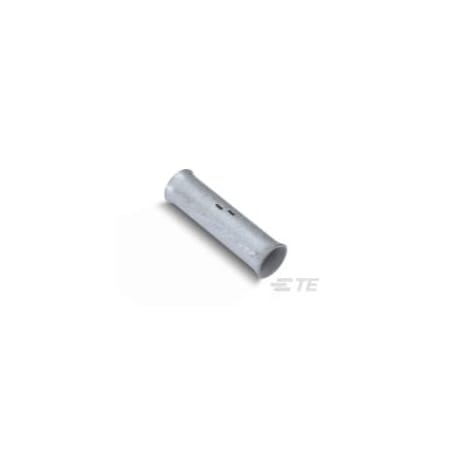 Te Connectivity Butt Splice Wire Connector, 550000 CMA Max, Gray, None Insulation 53089